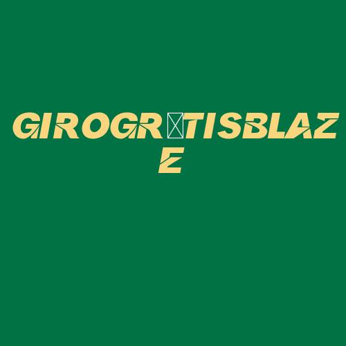 Logo da GIROGR谩TISBLAZE